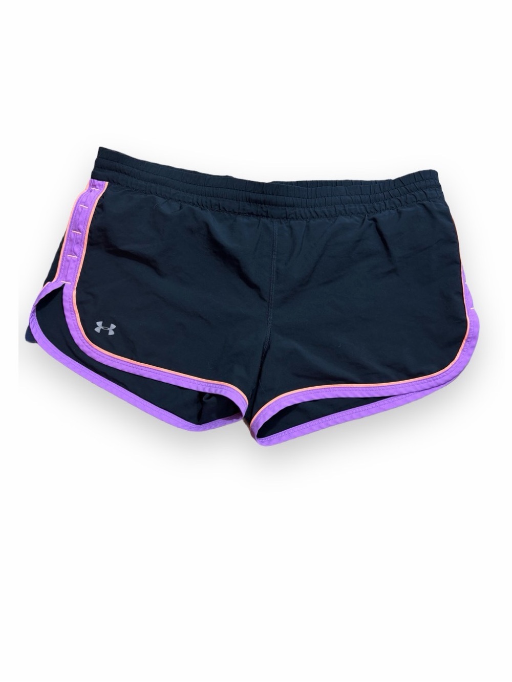 Under Armour Women’s Small Black Purple Pink Running Shorts